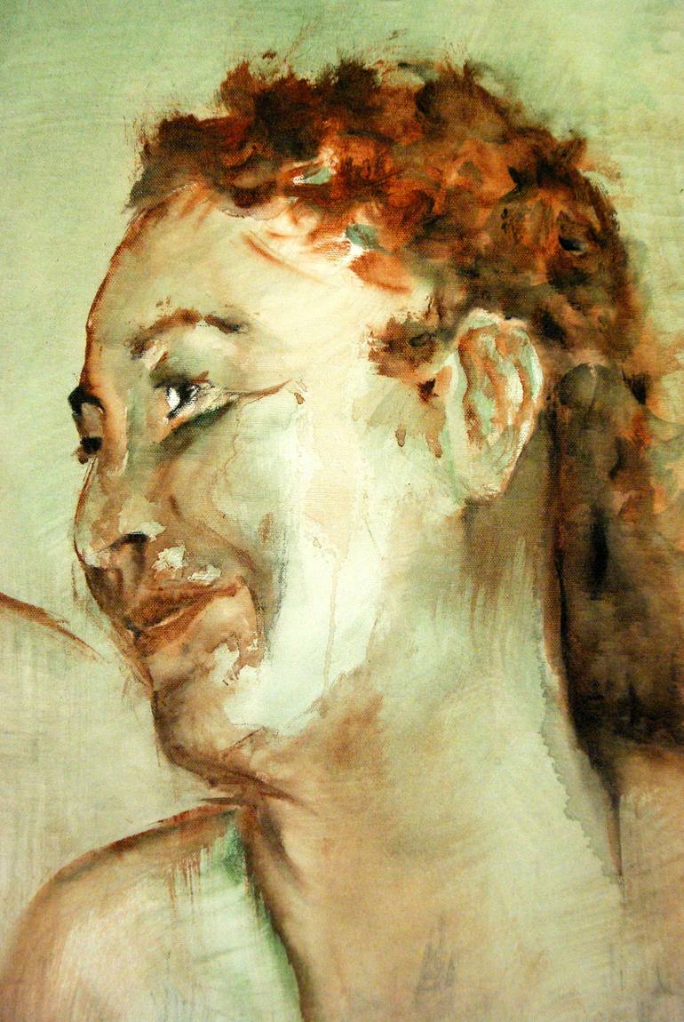 Original Women Painting by dominique mondo