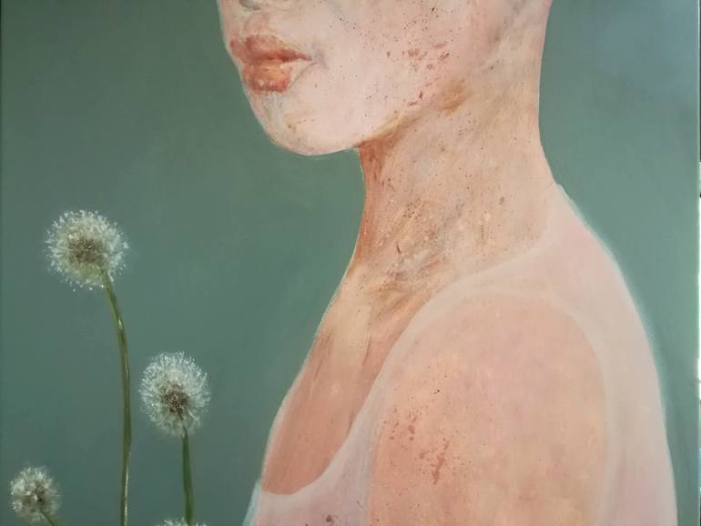 Original Figurative People Painting by Dominique Mondo