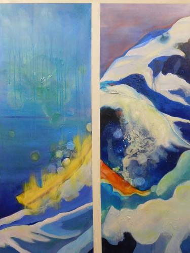 Original Conceptual Water Paintings by MOTOKO YASUE