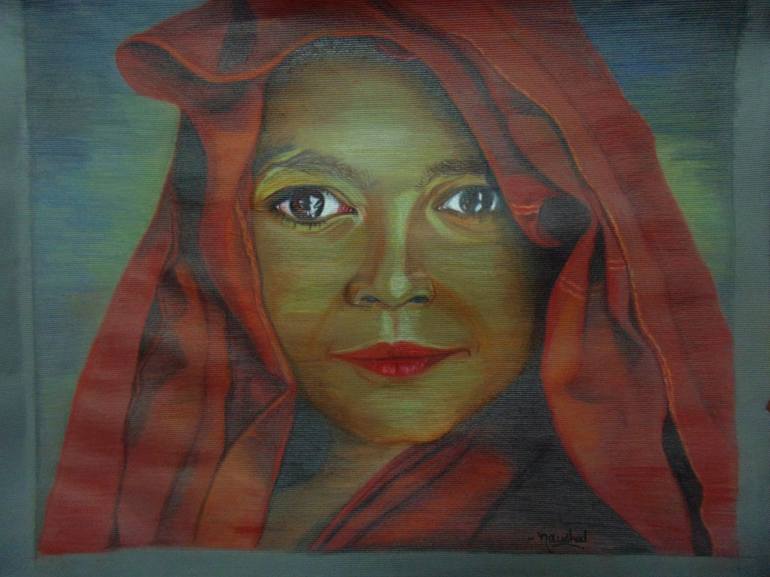 hopeful eyes Drawing by Naushad Alam Saatchi Art