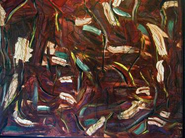 Original Abstract Expressionism Abstract Painting by Hazel Jopling