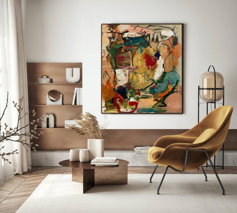 Original Abstract Painting by Lloyd Tabing