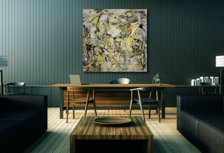 Original Contemporary Abstract Painting by Lloyd Tabing