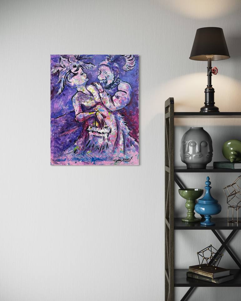 Original Figurative Fantasy Painting by Gabriella Delamater