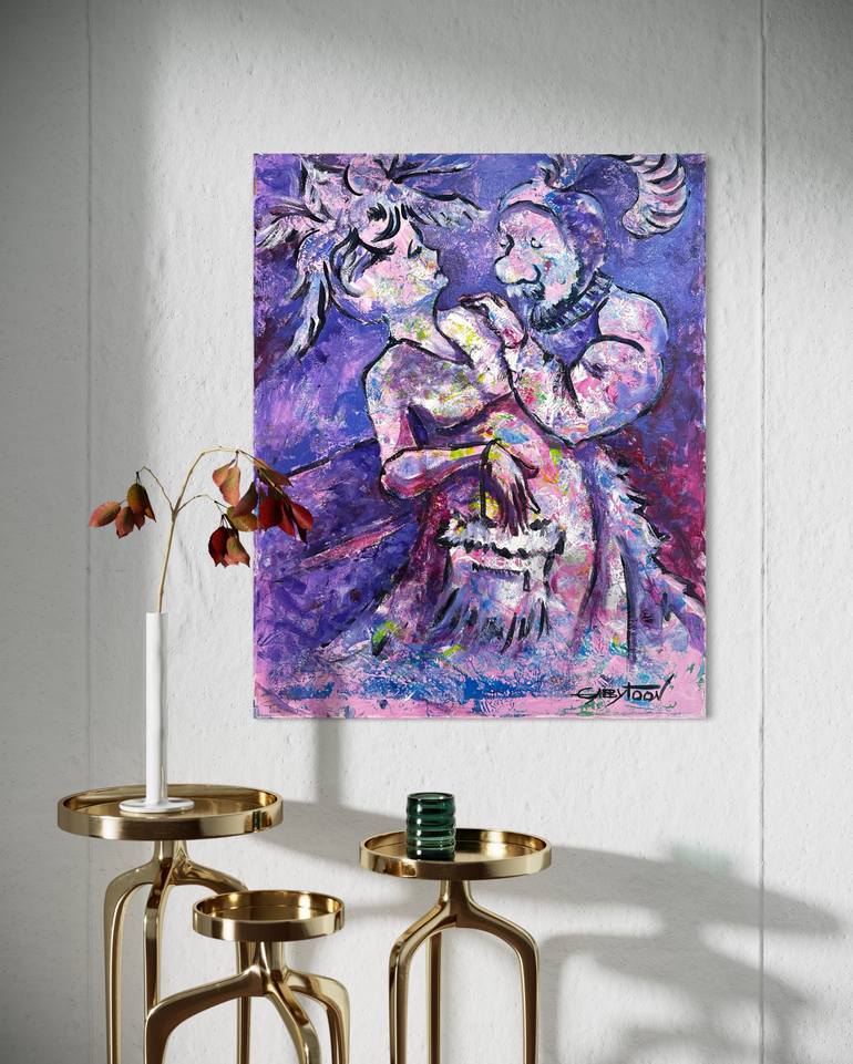 Original Figurative Fantasy Painting by Gabriella Delamater