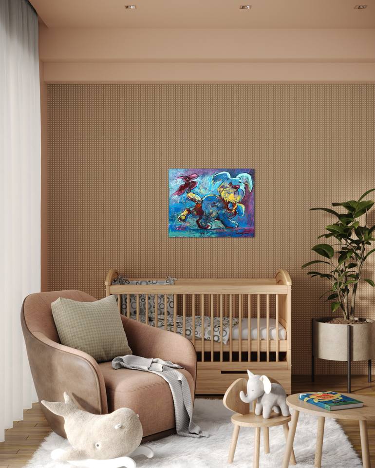 Original Figurative Fantasy Painting by Gabriella Delamater