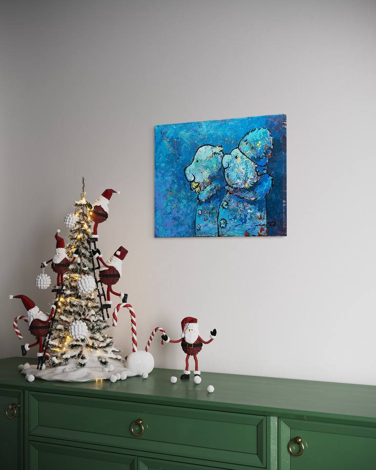 Original Conceptual People Painting by Gabriella Delamater