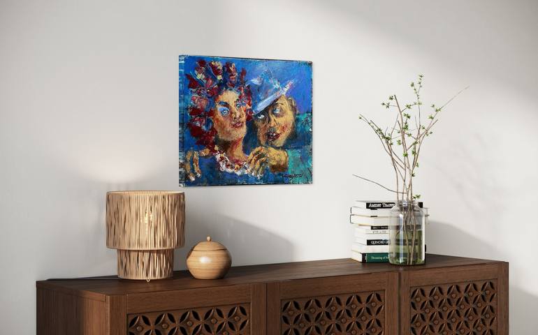 Original People Painting by Gabriella DeLamater
