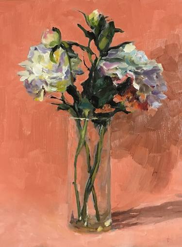 Original Impressionism Floral Paintings by Robert Sim