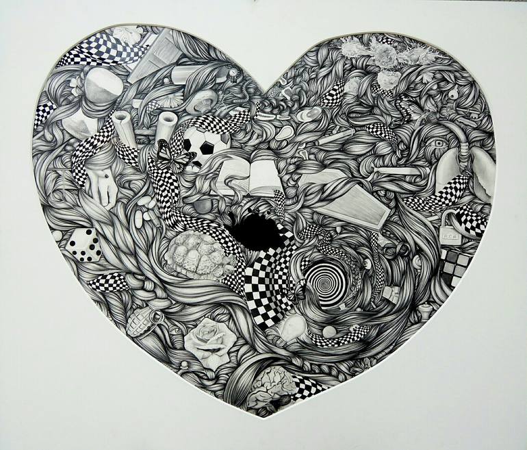 Original Conceptual Fantasy Drawing by Bushra Khaalid