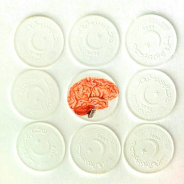 Original Conceptual People Painting by Bushra Khalid