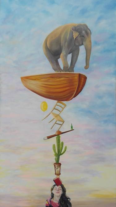 Original Conceptual Women Painting by Bushra Khalid