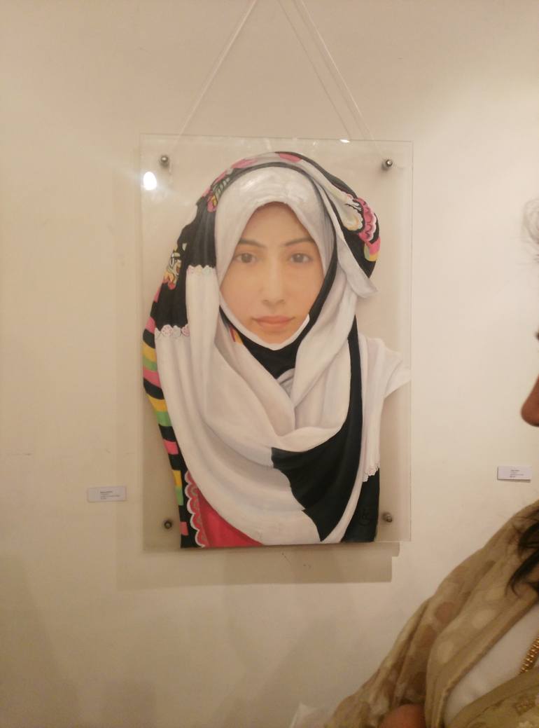 Original Conceptual Women Painting by Bushra Khaalid