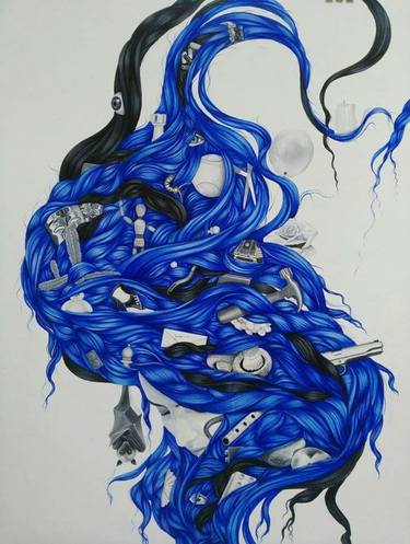 Original Conceptual Fantasy Painting by Bushra Khalid