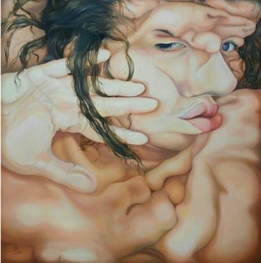 Original Conceptual Nude Painting by Bushra Khalid