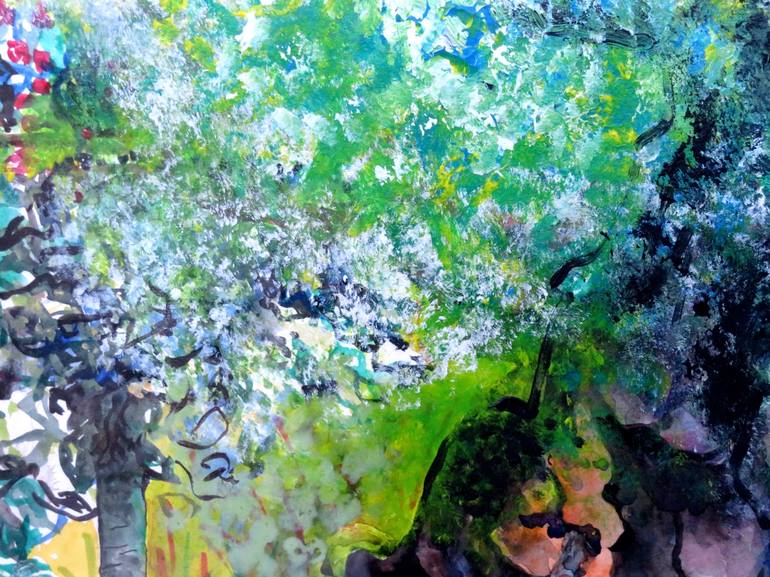 Original Realism Tree Painting by Maria Westra