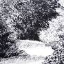 pendrawing of trees. Close up. Realism.I am inspired by things that happen around me. That can be my garden or larger my backyard like the Bijlmerpark, designed by Francien Houben. Signed. Not framed.