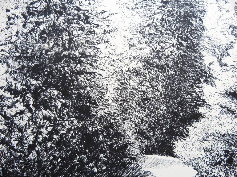 Original Realism Tree Drawing by Maria Westra