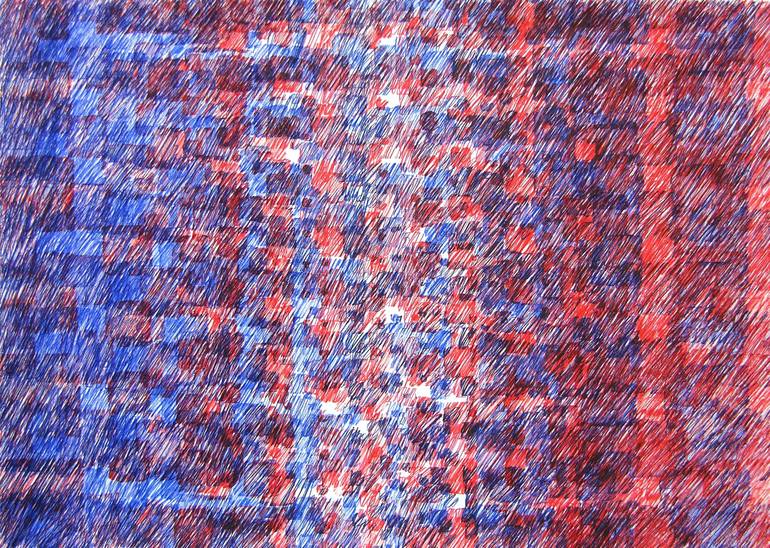 Original Abstract Patterns Drawing by Maria Westra