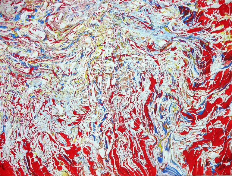 Original Abstract Patterns Painting by Maria Westra