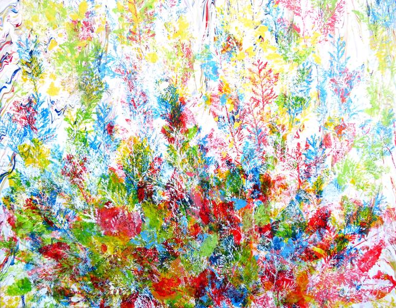 Original Abstract Nature Painting by Maria Westra