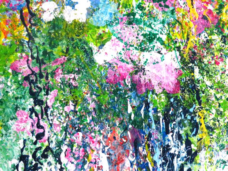 Original Abstract Expressionism Nature Painting by Maria Westra