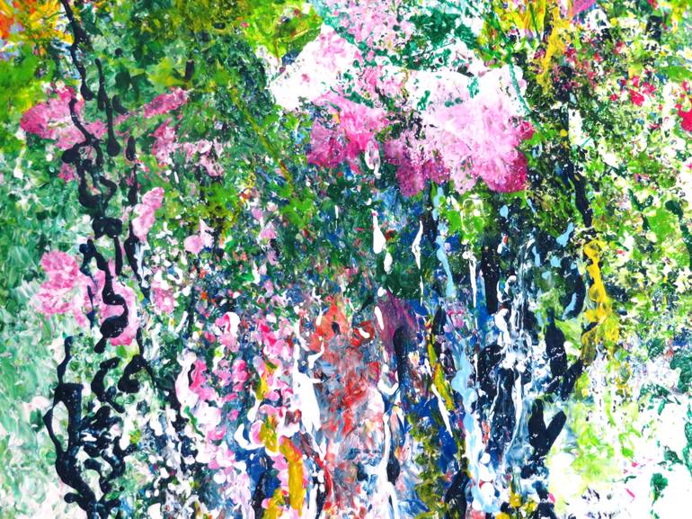 Original Abstract Expressionism Nature Painting by Maria Westra