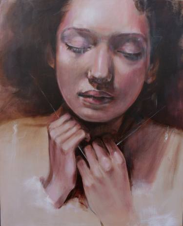 Print of Figurative Women Paintings by Kris Coolens