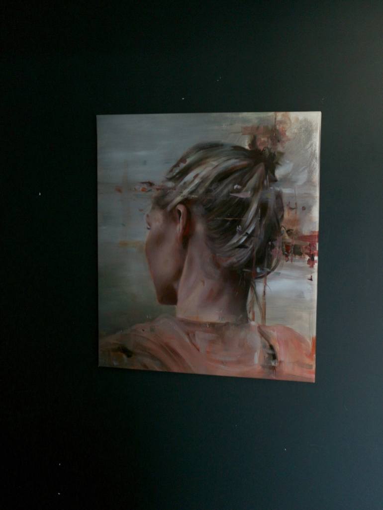 Original Figurative Women Painting by Kris Coolens