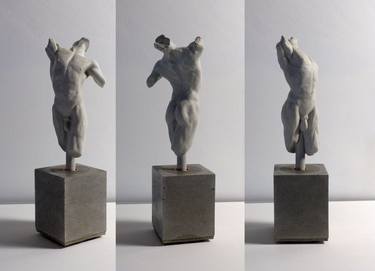 Original Fine Art Classical mythology Sculpture by robert francian