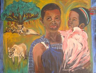 Print of Portraiture Family Paintings by Regine Legler