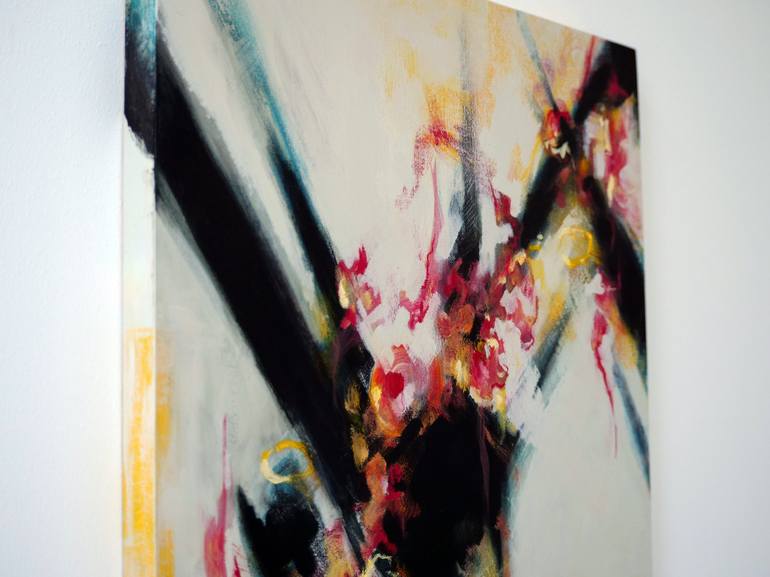 Original Abstract Expressionism Abstract Painting by Sarina Villareal