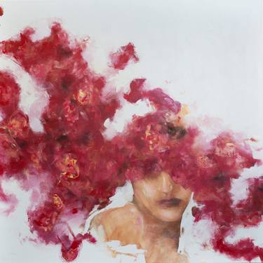 Original Abstract Portrait Paintings by Sarina Villareal