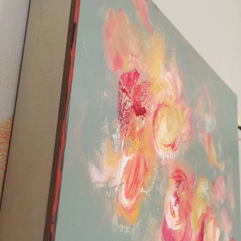 Original Abstract Botanic Painting by Sarina Villareal
