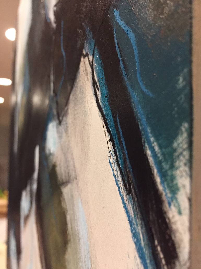 Original Abstract Expressionism Abstract Painting by Sarina Villareal