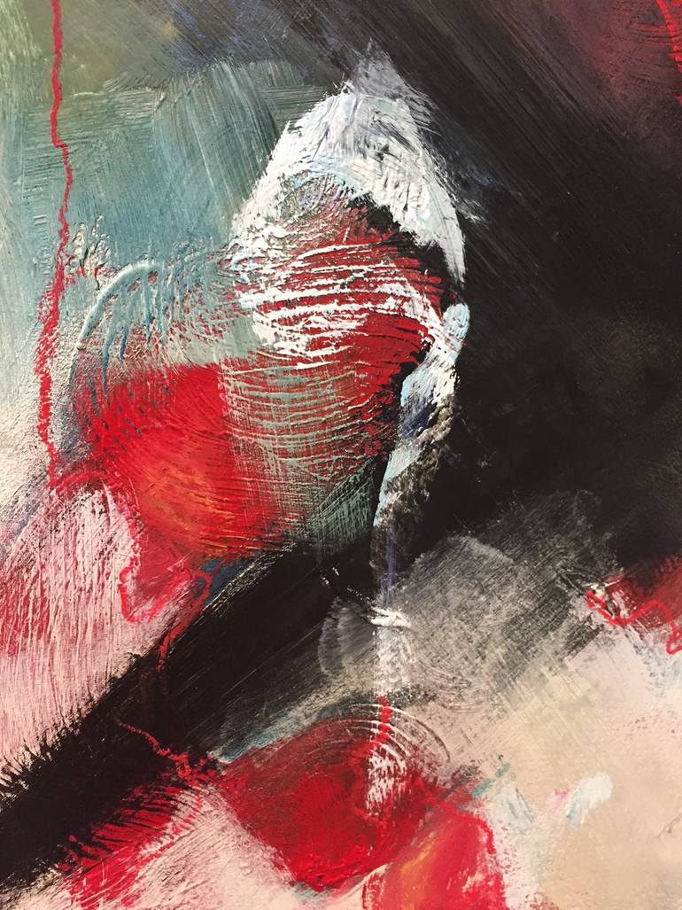 Original Expressionism Abstract Painting by Sarina Villareal