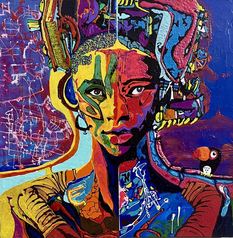 Original Abstract People Paintings by Mariusz Wartalowicz