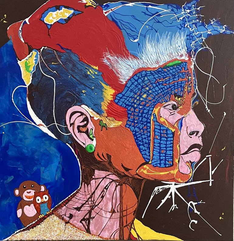 Original Abstract People Paintings by Mariusz Wartalowicz