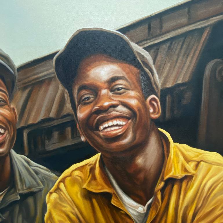 Original Figurative People Painting by Alan James Weiss