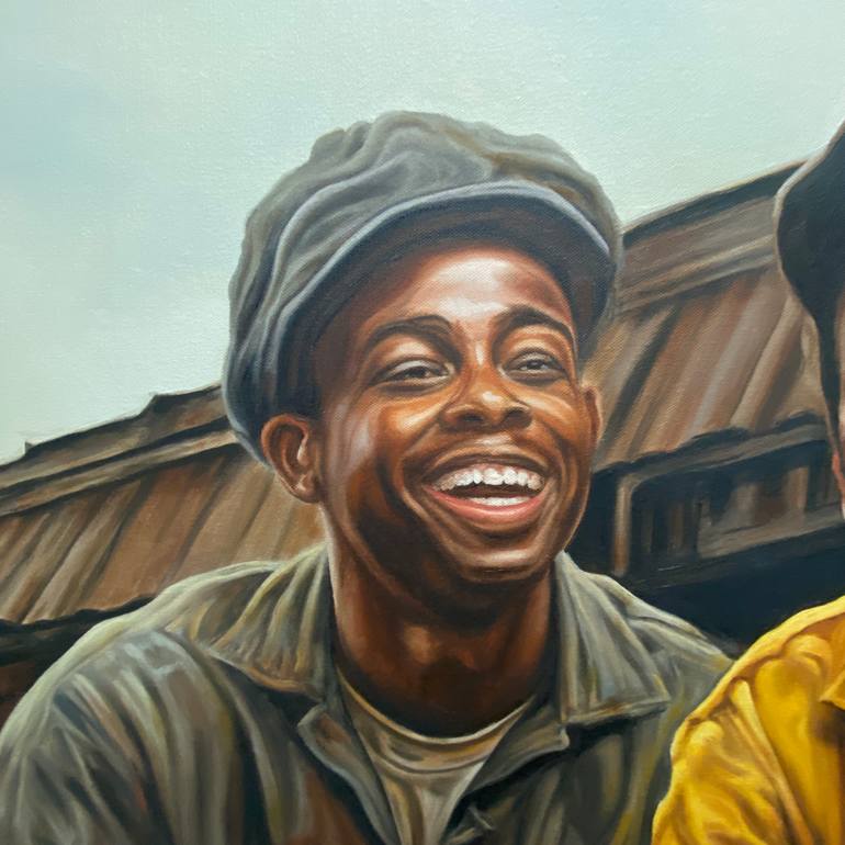 Original Figurative People Painting by Alan James Weiss