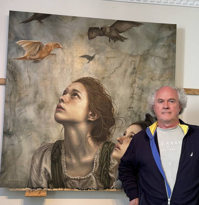 Original Figurative Women Painting by Alan James Weiss
