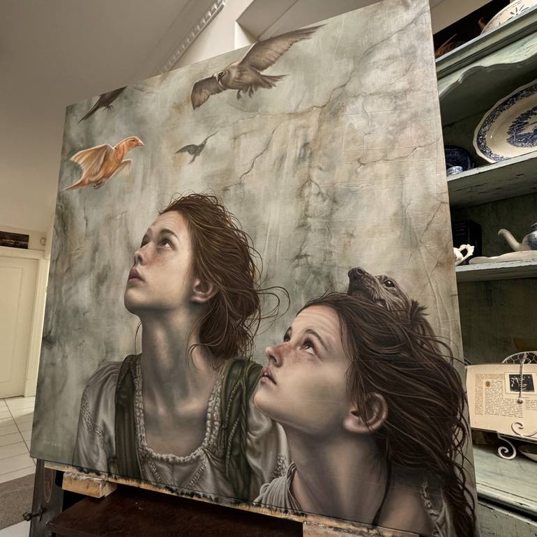 Original Figurative Women Painting by Alan James Weiss