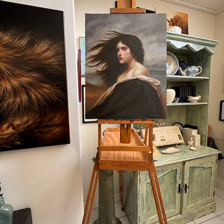 Original Baroque Women Painting by Alan James Weiss