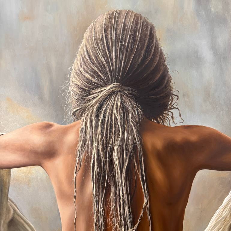 Original Figurative Women Painting by Alan James Weiss