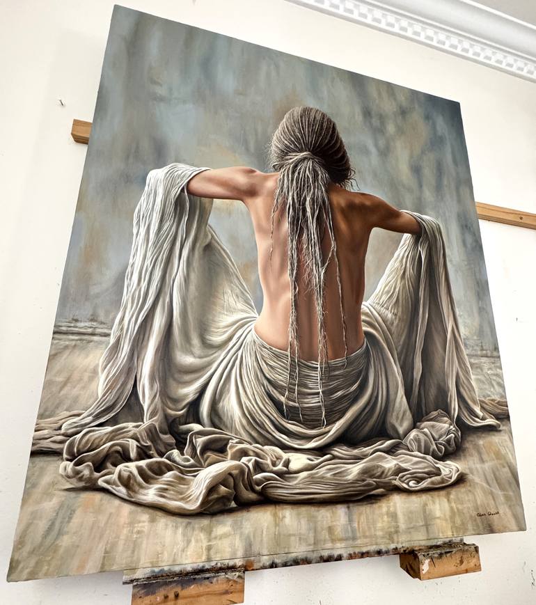 Original Figurative Women Painting by Alan James Weiss