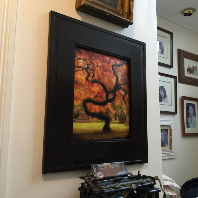 Original Realism Tree Painting by Alan James Weiss