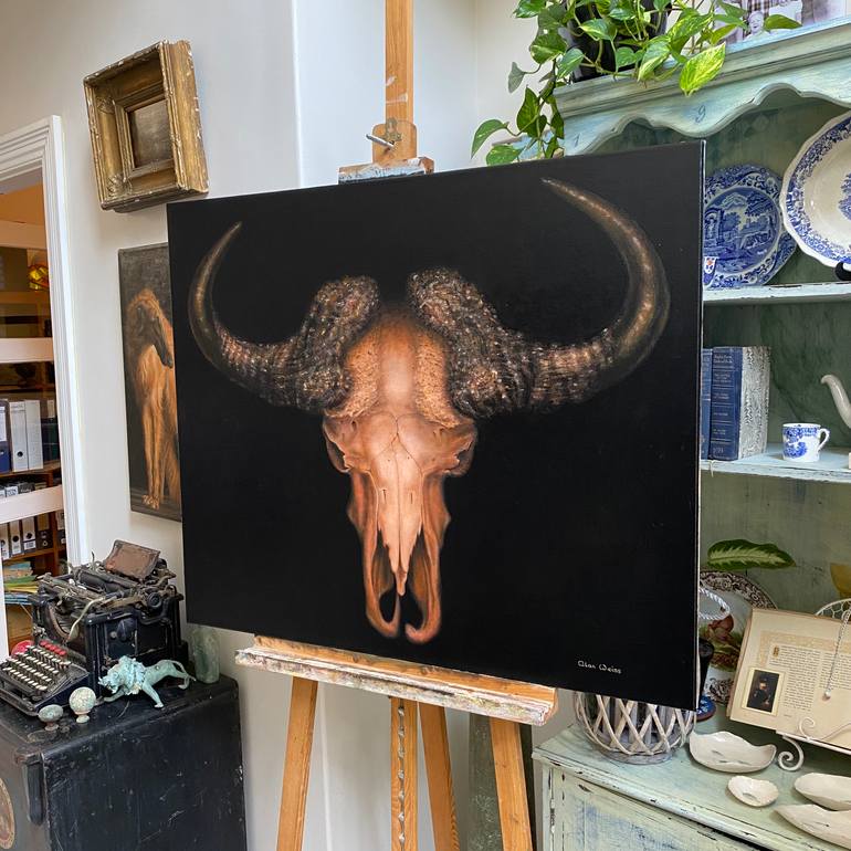 Original Impressionism Animal Painting by Alan James Weiss