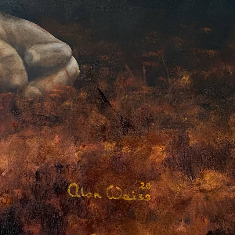 Original Expressionism Animal Painting by Alan James Weiss