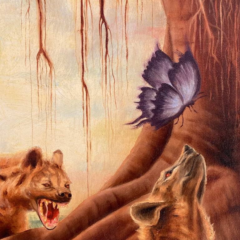 Original Expressionism Animal Painting by Alan James Weiss