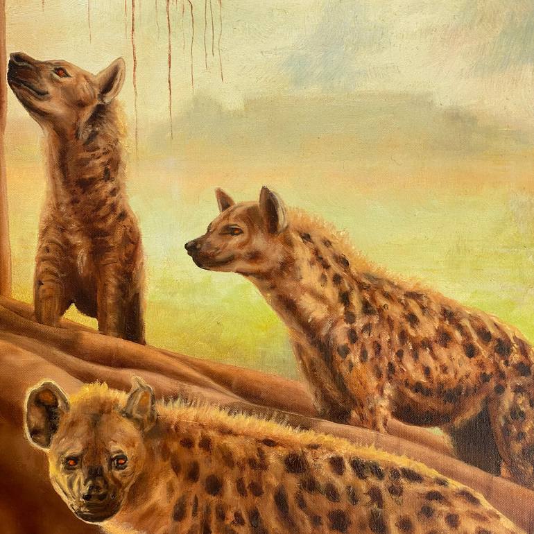 Original Expressionism Animal Painting by Alan James Weiss